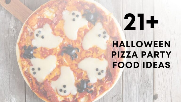 Spooky Halloween Pizza Party Food Ideas