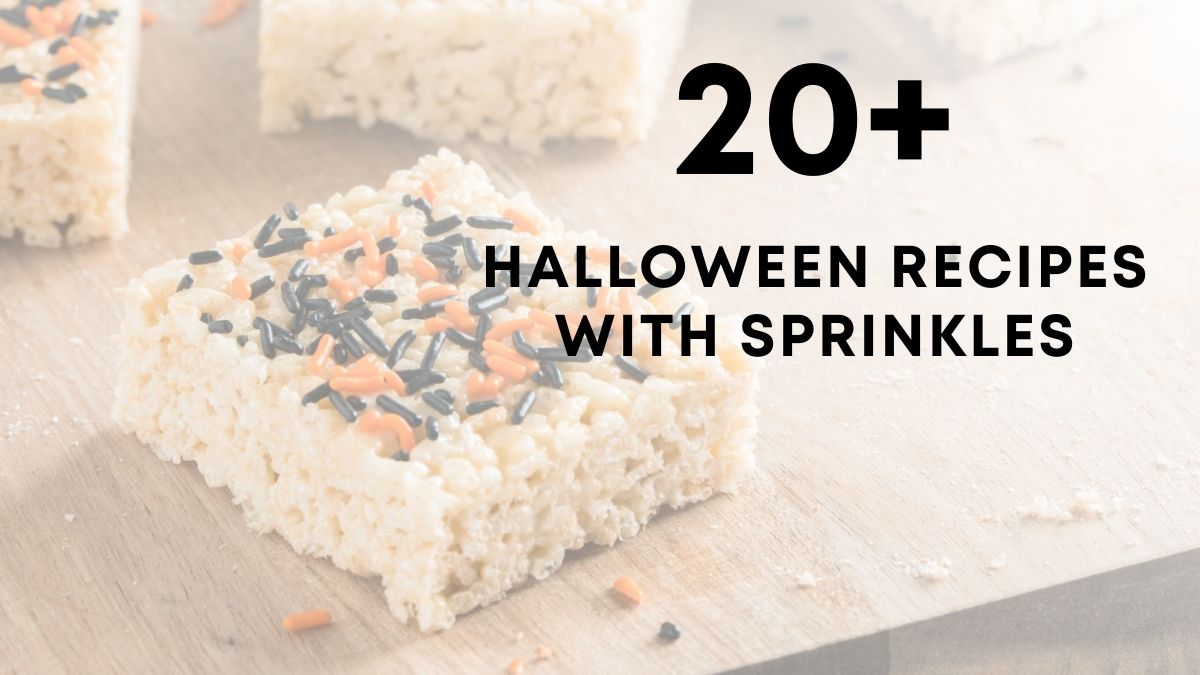 Halloween Recipes With Sprinkles