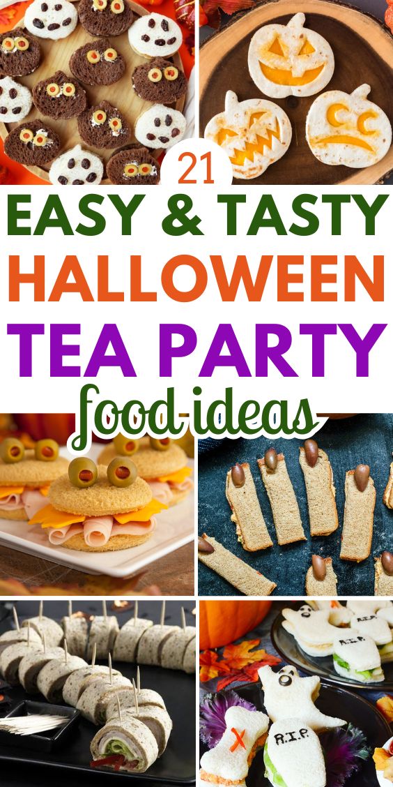 Halloween Tea Party Food Ideas