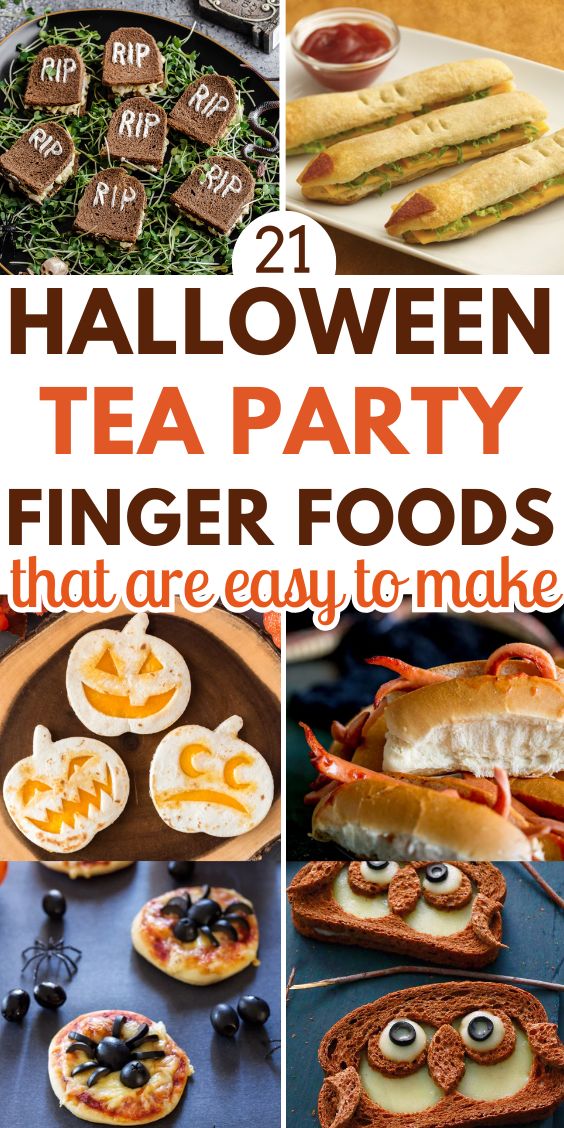 Halloween Tea Party finger Food Ideas
