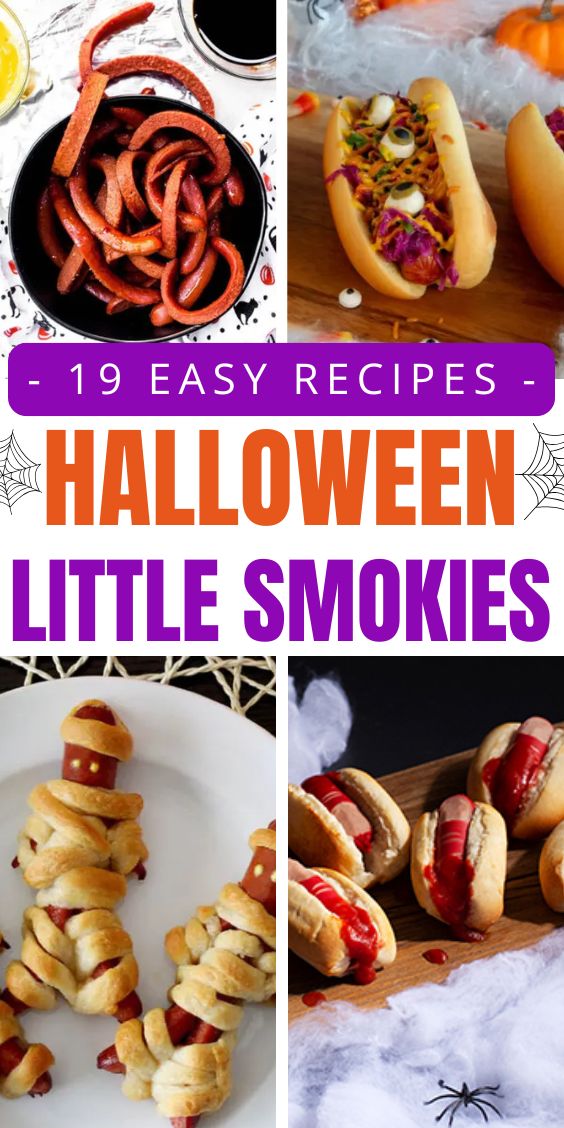 Halloween Themed Little Smokies easy recipes