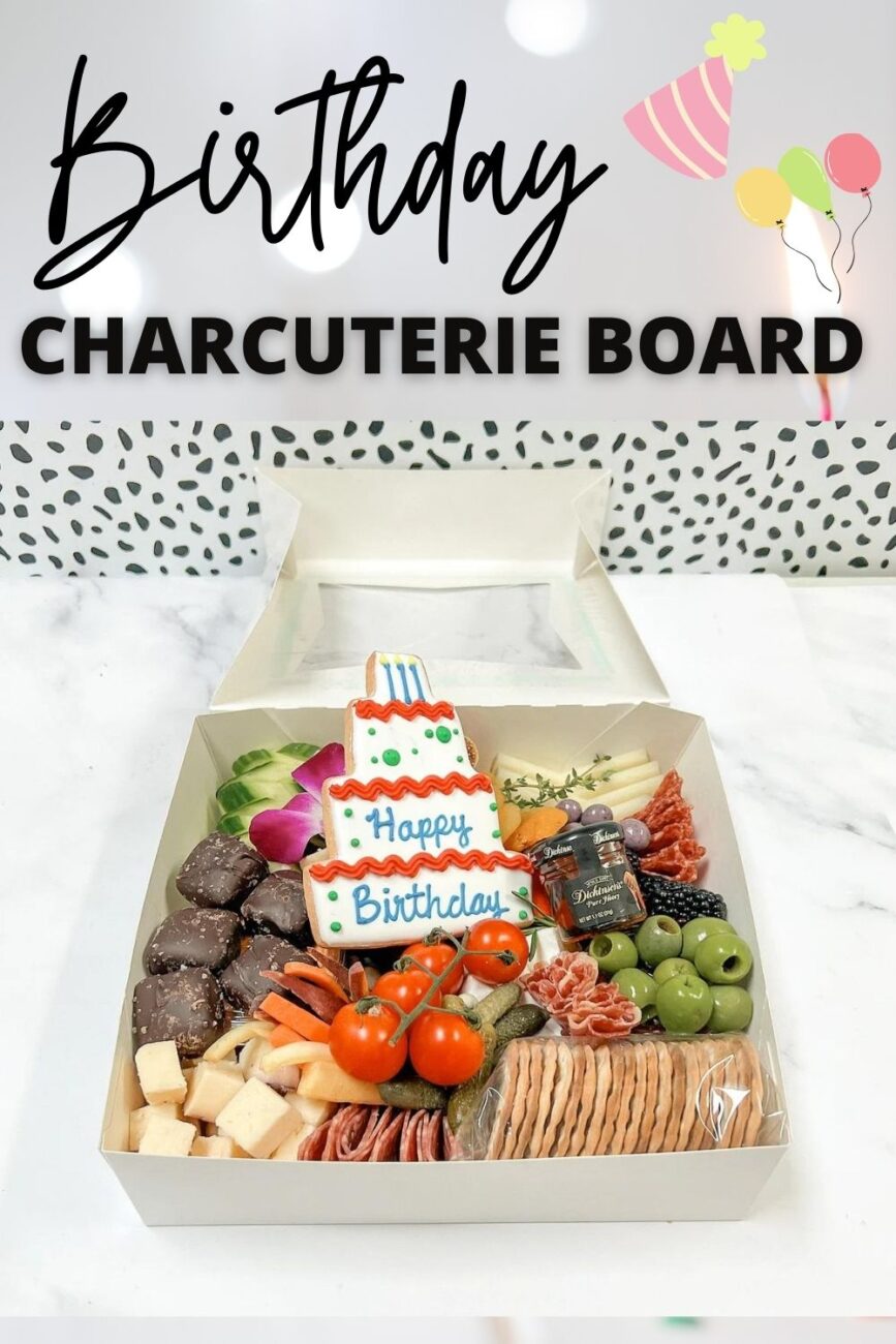 Happy Birthday Box pin