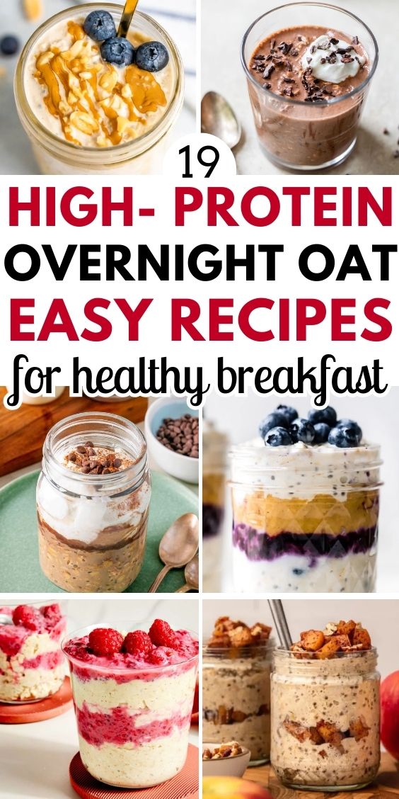 Healthy High Protein Overnight Oat Recipes