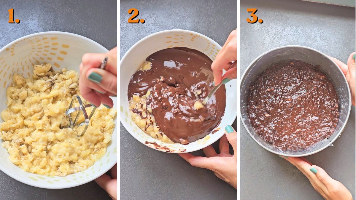 Healthy No-Bake 2 -Ingredient Chocolate Cake Recipe