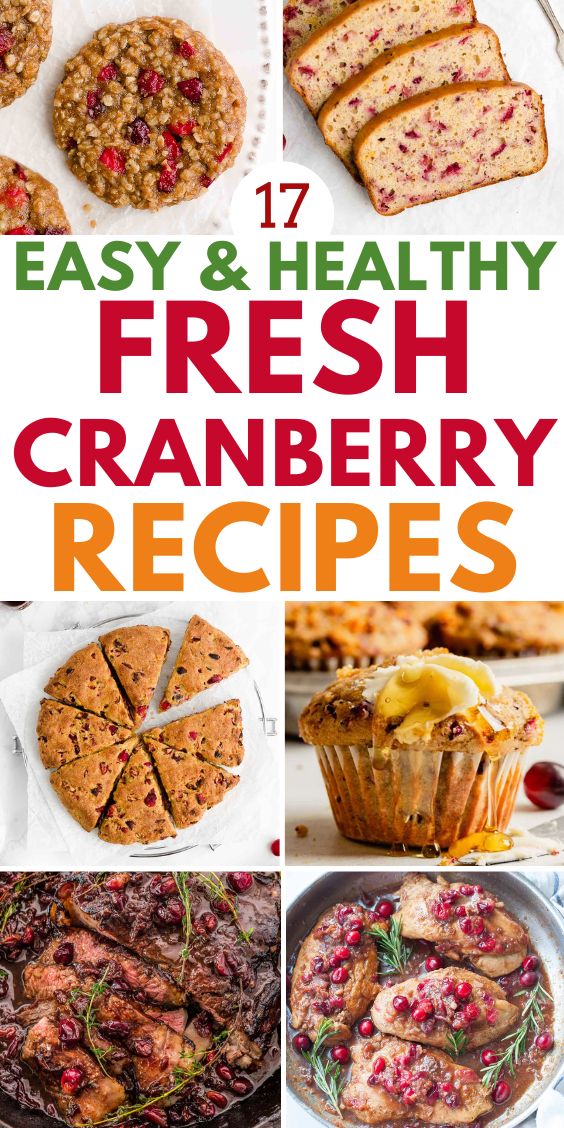 Healthy Recipes With Fresh Cranberries