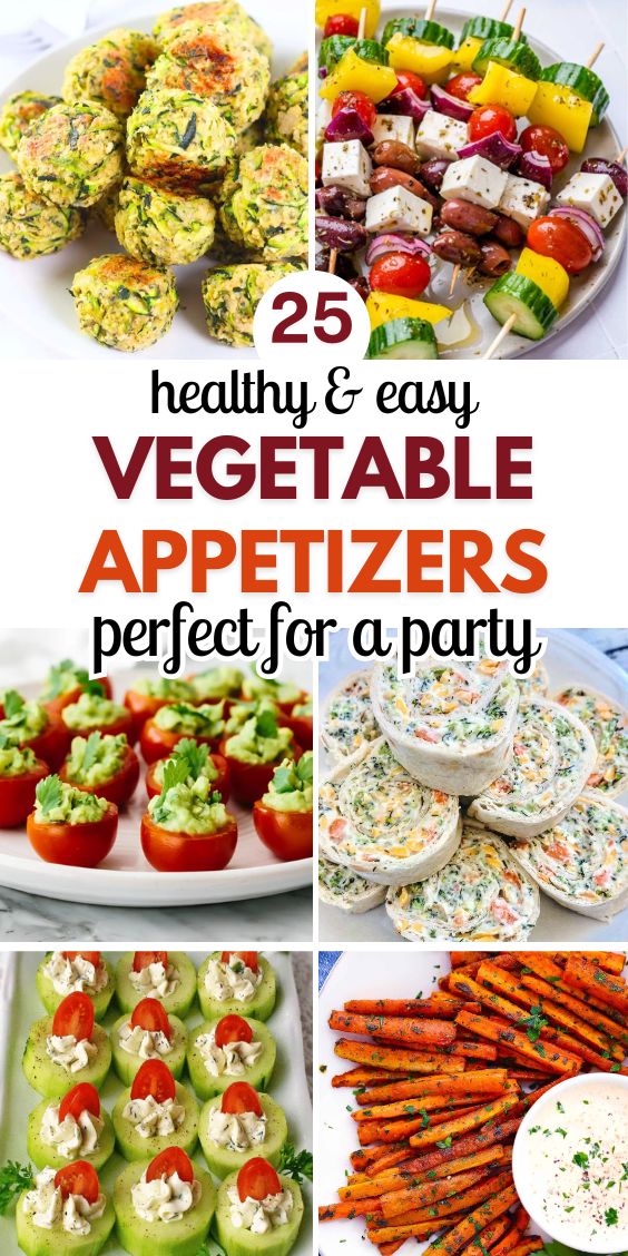 Healthy Vegetable Appetizers For A Party