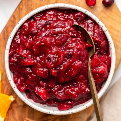 Healthy Cranberry Sauce Vegan GlutenFree redfinedsugarfree FromMyBowl 7 scaled 1