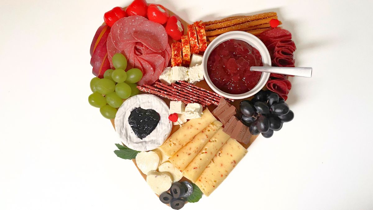Heart Shaped Charcuterie Board Recipe