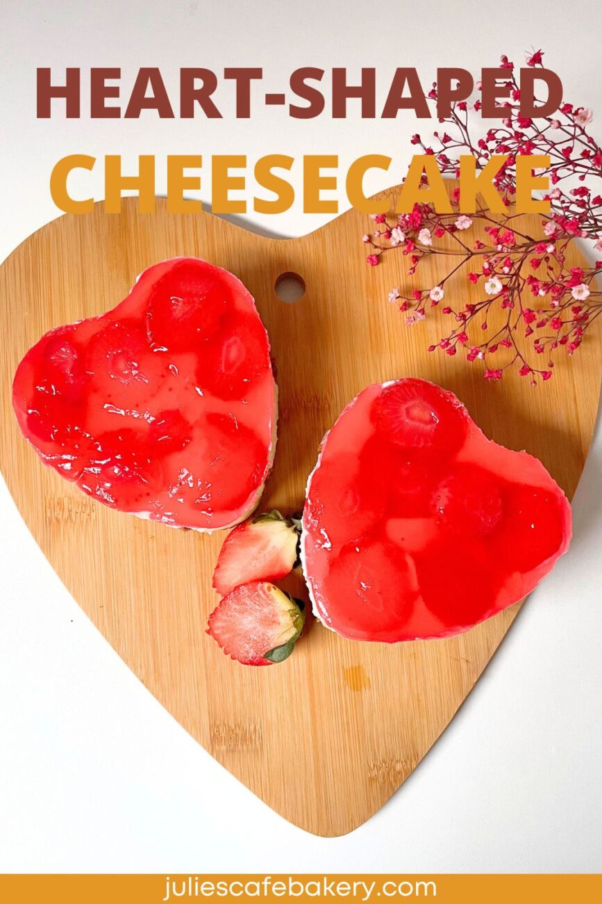 Heart Shaped Cheesecake pin