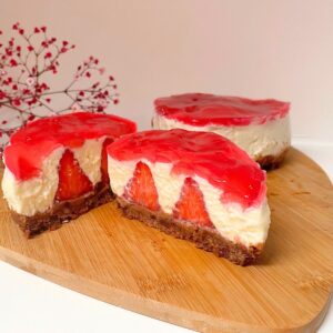Heart-Shaped Cheesecake