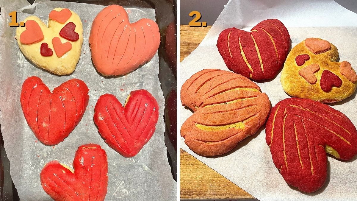 Heart-Shaped Conchas