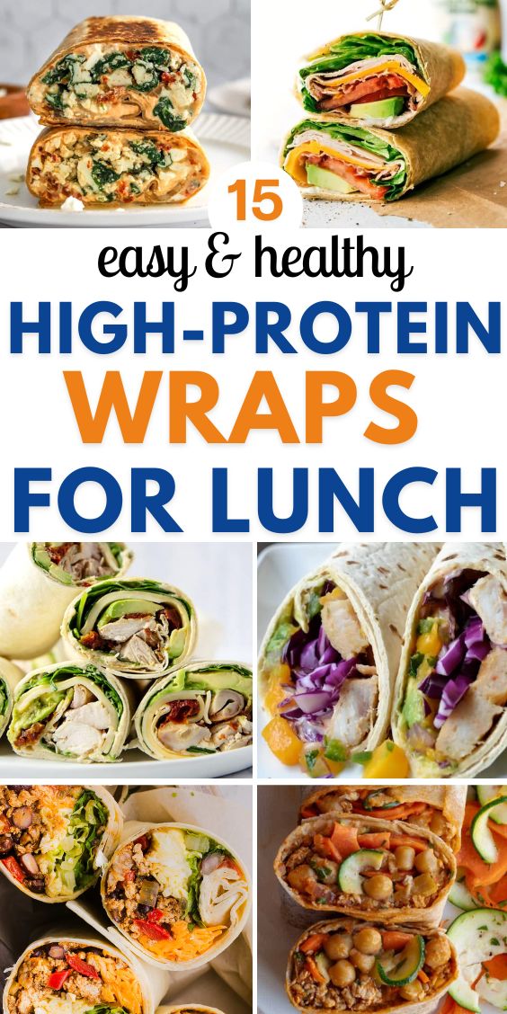 High Protein Healthy Wraps for Lunch recipes