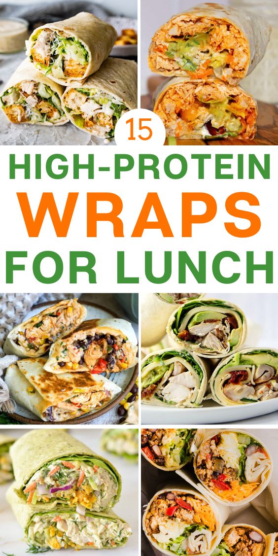 High Protein Healthy Wraps for Lunch