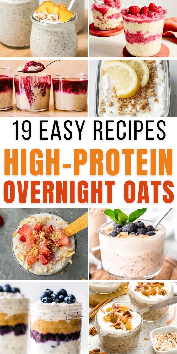 High Protein Overnight Oats recipes