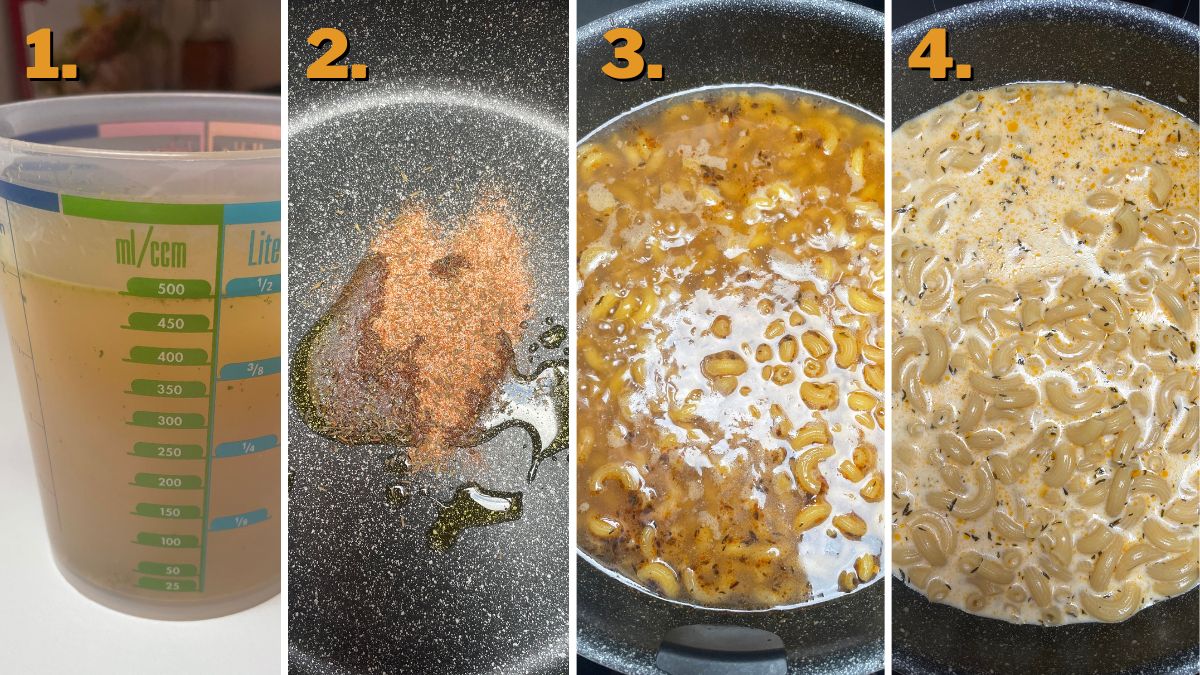 Homemade Tuna Helper Cooking the Pasta 1