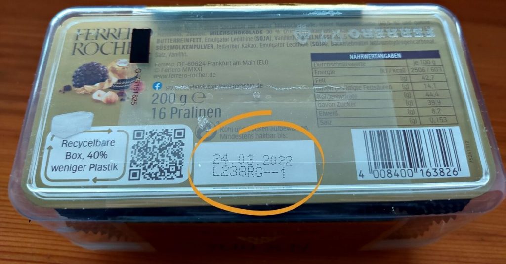 How Long Does Ferrero Rocher Last best date