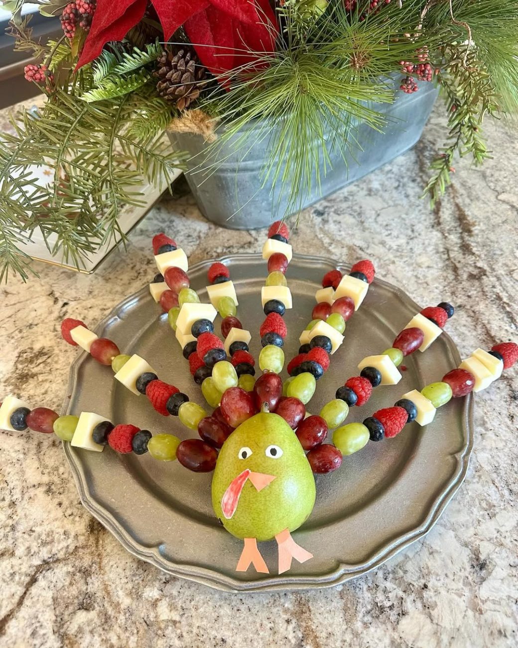 I made this fruit and cheese platter