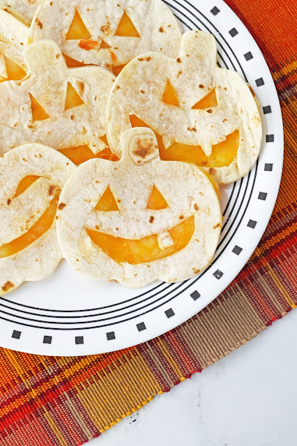 Jack o Lantern Quesadillas 1