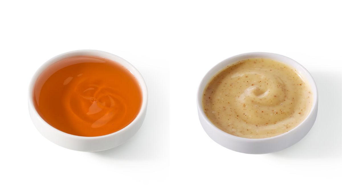 KFC Honey and Honey Mustard Sauce