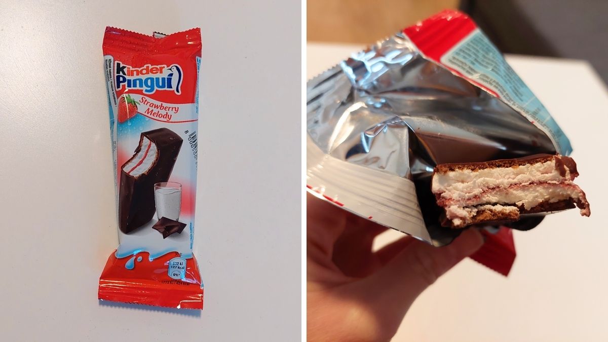 Kinder pingui strawberry melody