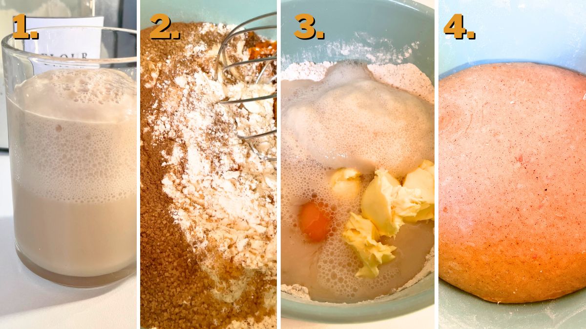 Kneading the Dough for Concha Cupcakes