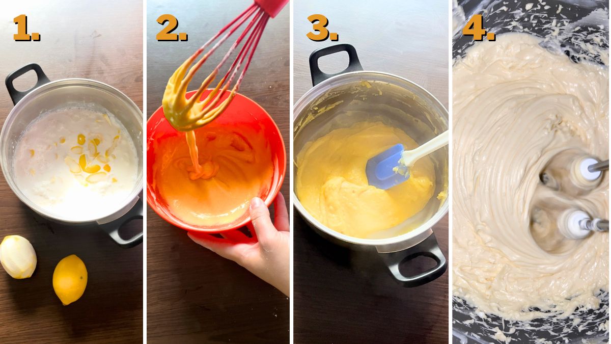 Lemon Curd for No Bake Lady Finger Cake