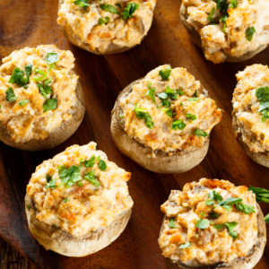 Lemon Ricotta Stuffed Mushrooms 1