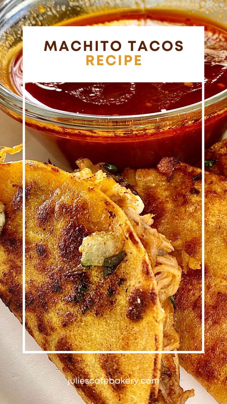 Machito Tacos served with a hot sauce