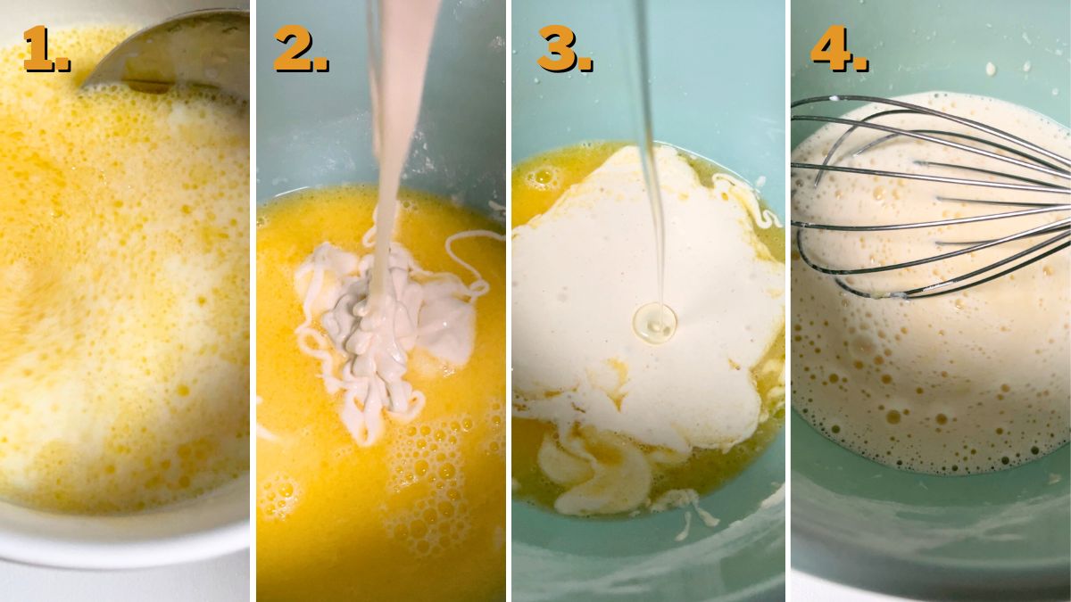 Making the Batter for Cherry Blossom Cupcakes 1