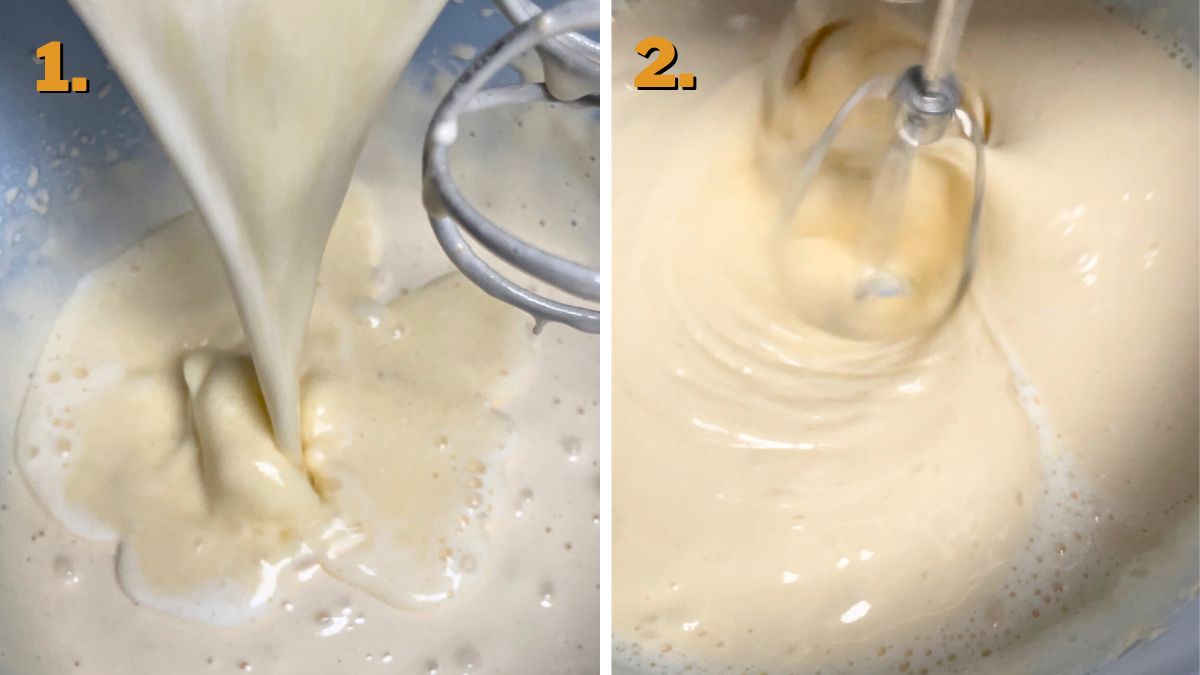 Making the Batter for Cherry Blossom Cupcakes 2