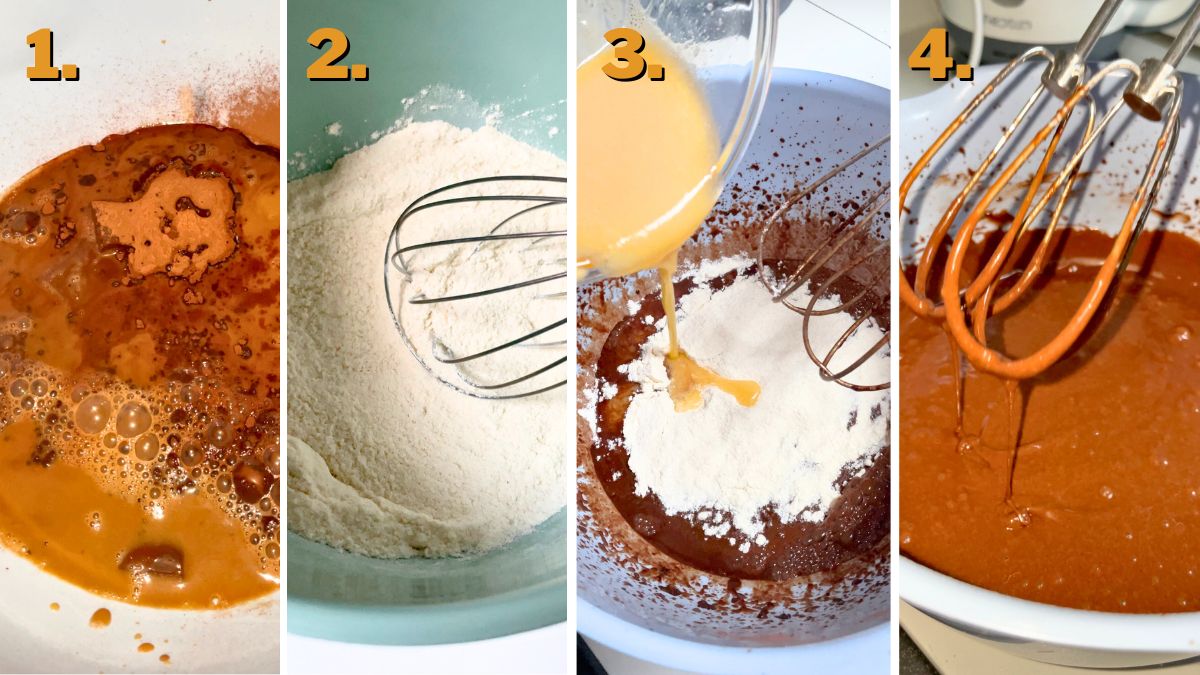 Making the Batter for Creamy Mocha Cupcakes for That Special Hit