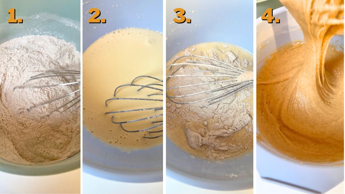 Making the Batter for Funnel Cake Cupcakes