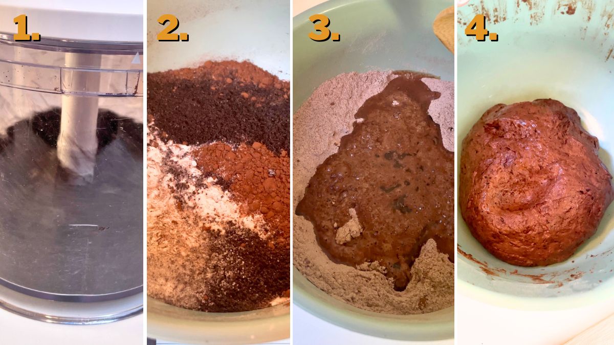 Making the Dough for Oreo Cheesecake Tacos