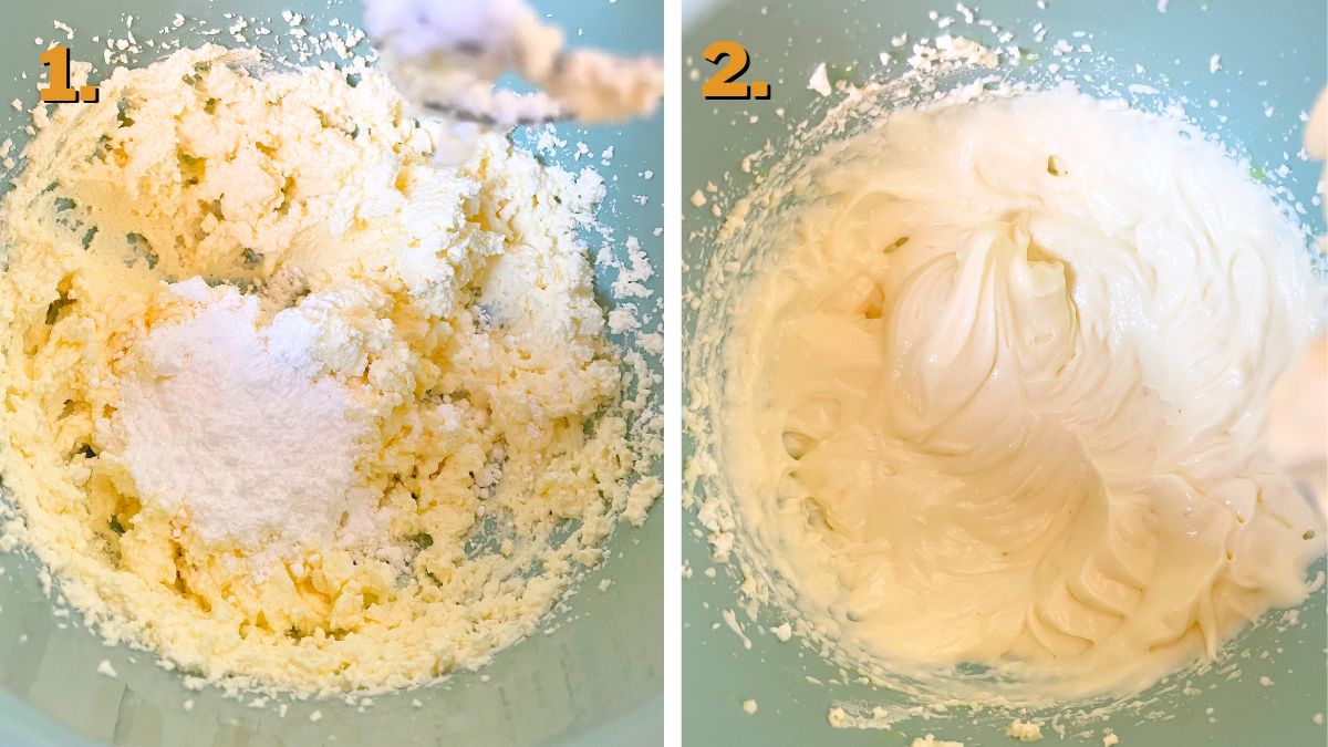 Making the Filling for Heart Shaped Cheesecake