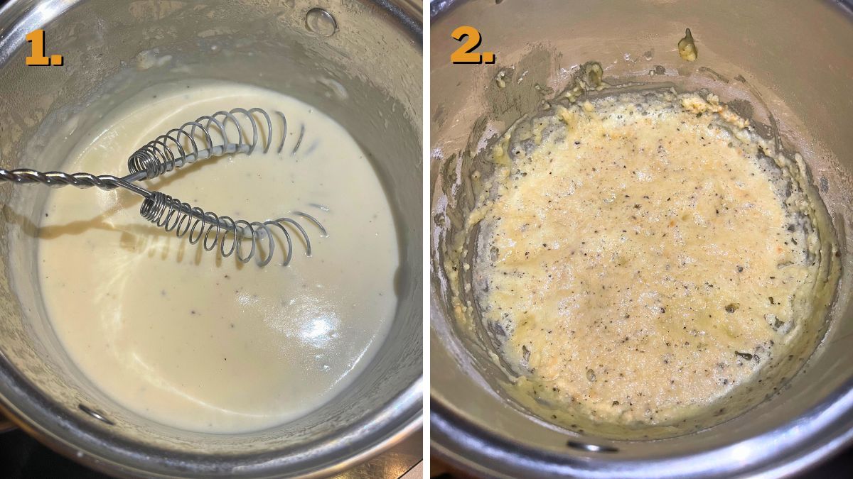 Making the White Sauce