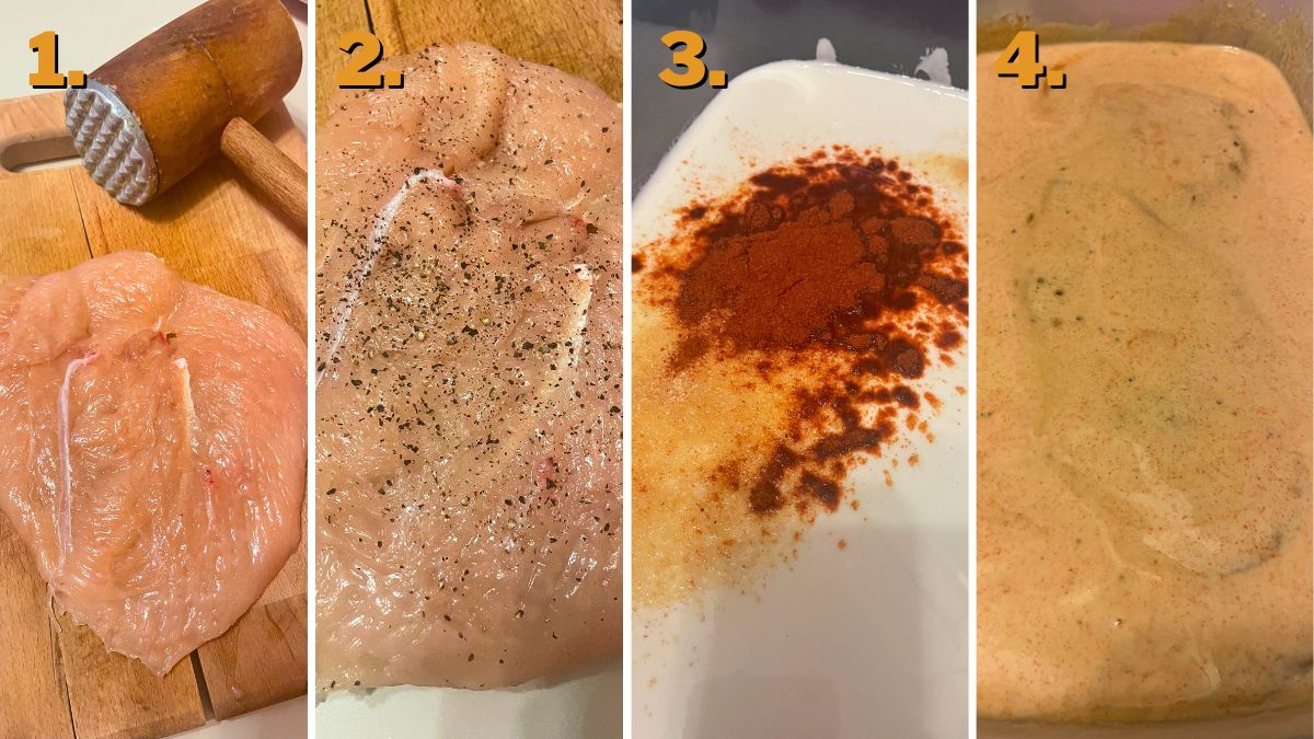 Marinating the Chicken