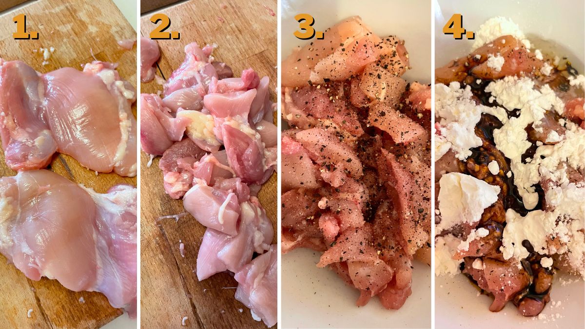 Marinating the Chicken