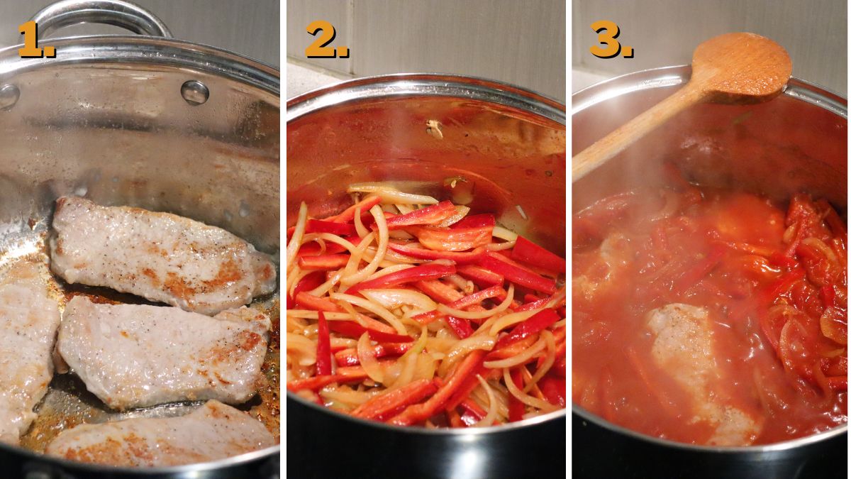 Mexican Pork Chops in Red Sauce