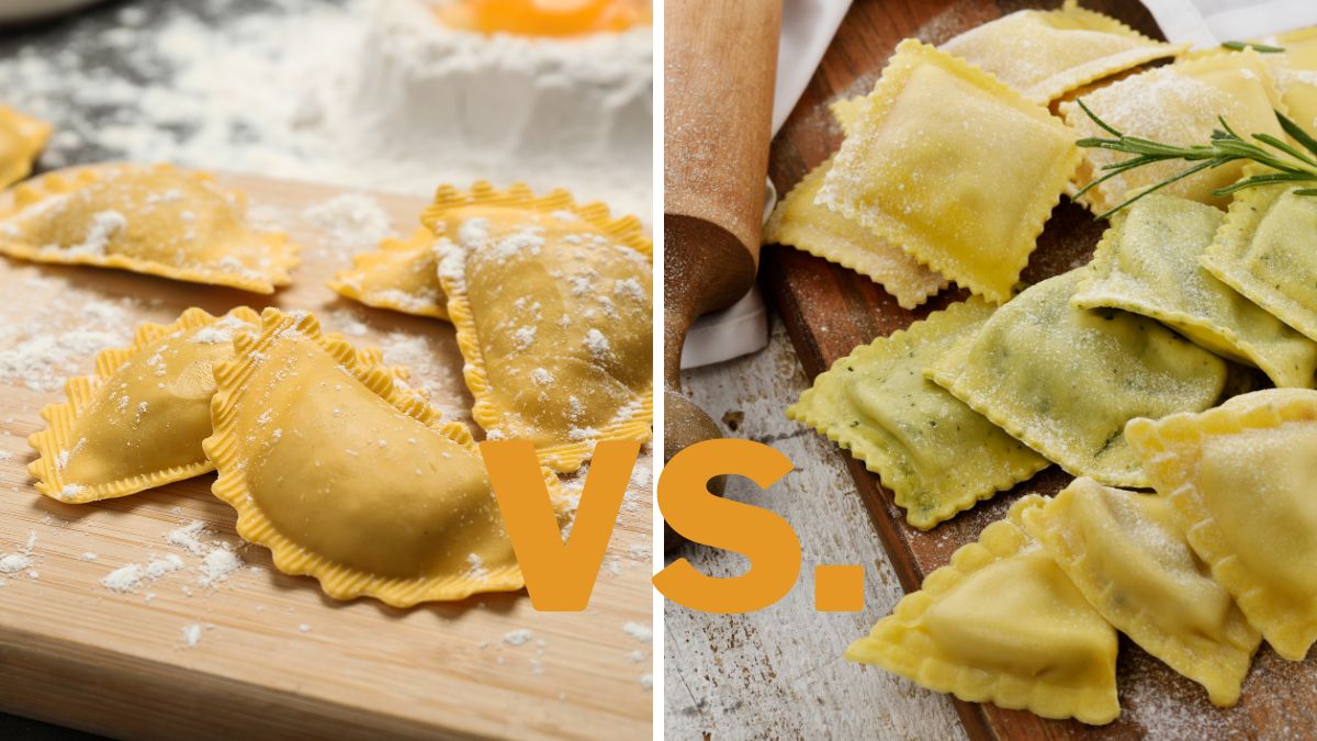 Mezzelune Vs Ravioli