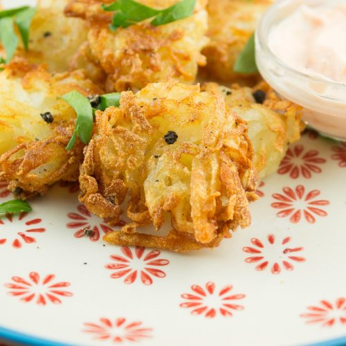 Mini Parsnip Cakes with Creamy Buffalo Dip 2 1024x683 1