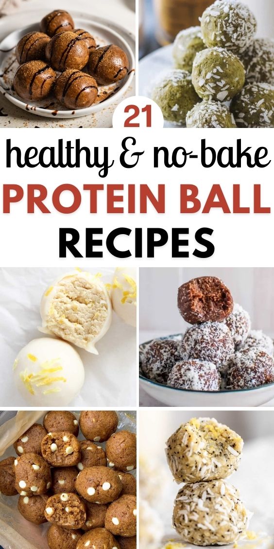 No Bake Healthy Protein Balls Recipes