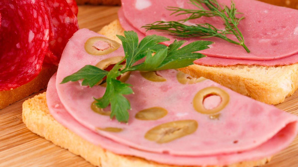 Olive Loaf on a Slice of Bread