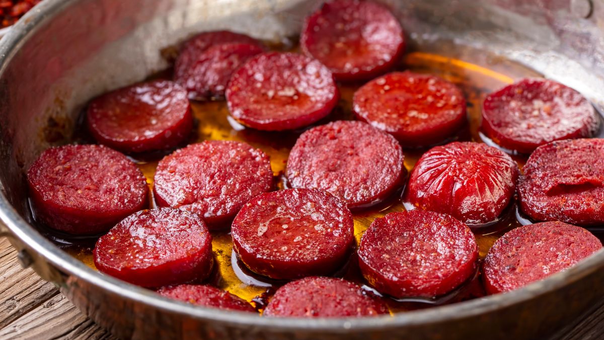 Pan Frying Summer Sausage