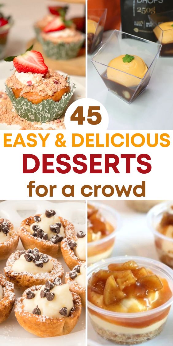 Party Desserts For A Crowd