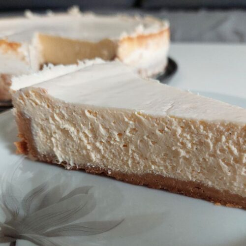 Philadelphia Eggnog Cheesecake with Gingersnap Crust