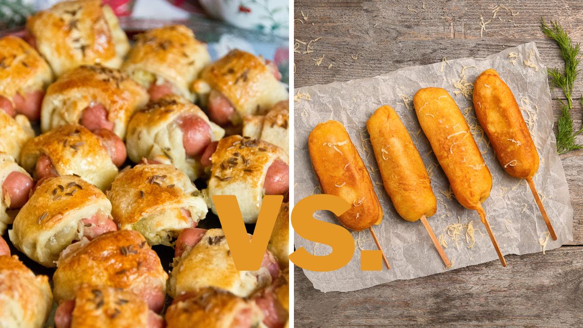 Pig in a Blanket vs. Corn Dog