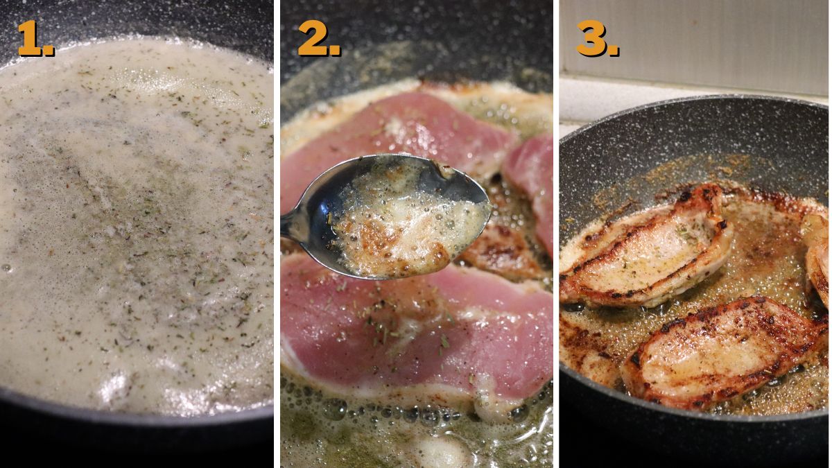 Pork Chops in Rosemary and Thyme