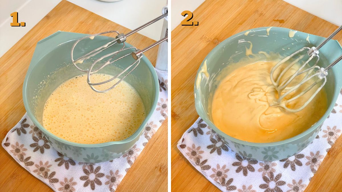 Preparing the Cake Batter for Lover Cake