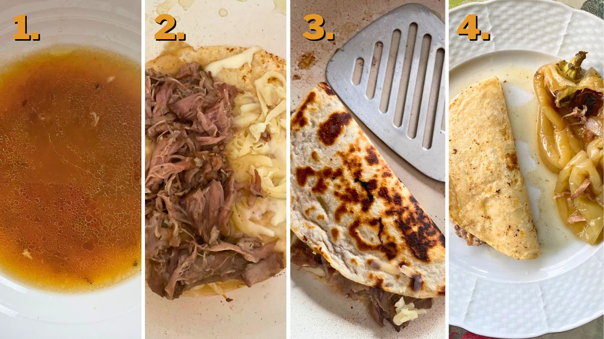 Preparing the Tortillas and Serving