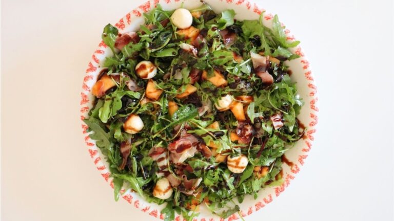 Prosciutto Melon Mozzarella Salad Healthy Recipe